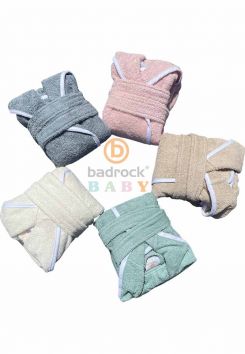Baby badjas met naam personaliseren 