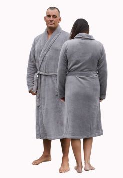 unisex fleece badjas relax company