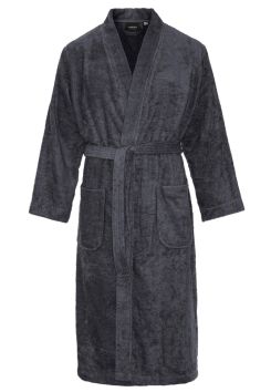 Kimono donkergrijs sauna – badstof katoen