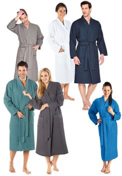 Lichtgewicht badjas voor sauna - badjassen voor de sauna