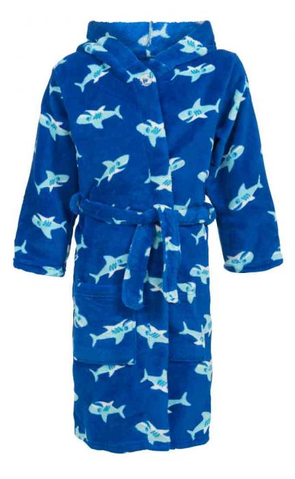 Kinderbadjas met haaien - leukste kinderbadjassen online (Tip)